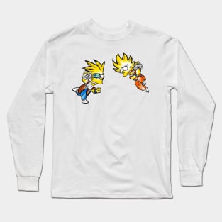 vegeta vs goku Long Sleeve T-Shirt